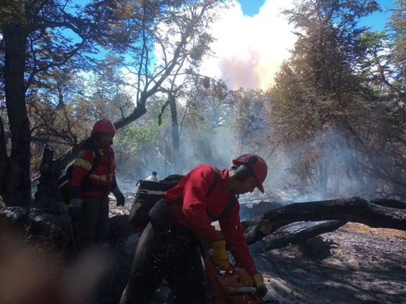 Incendio en Los Alerces: estiman que ya se quemaron cerca de 2000 hectáreas