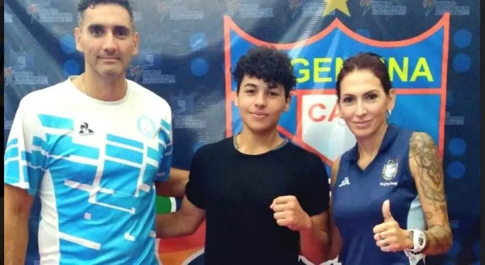 El santotomeño Sebastián Bustos formó parte del selectivo de Taekwondo en el Cenard
