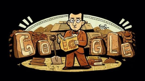 Google homenajeó con un doodle a Alfonso Caso Andrade, antropólogo e historiador mexicano