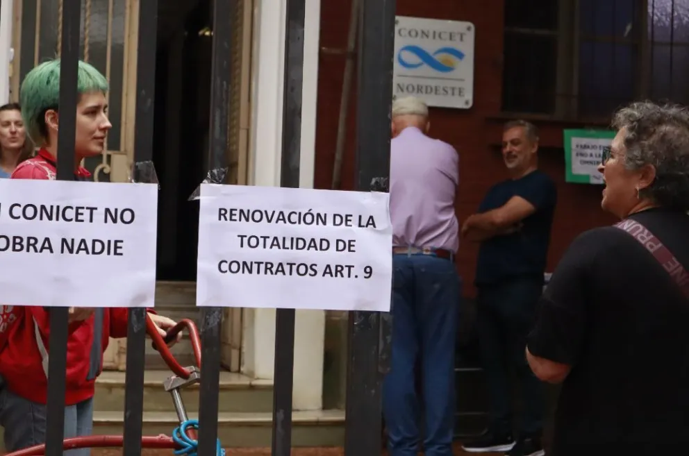 Se replica en Posadas la jornada nacional de lucha contra los ajustes en el Conicet