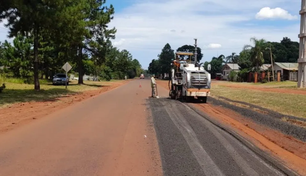 Continúan los trabajos de reparación y mejoras en la ruta provincial N° 9