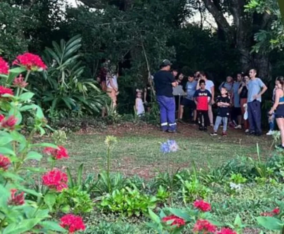 Continúan las caminatas nocturnas en el Jardín Botánico de Oberá