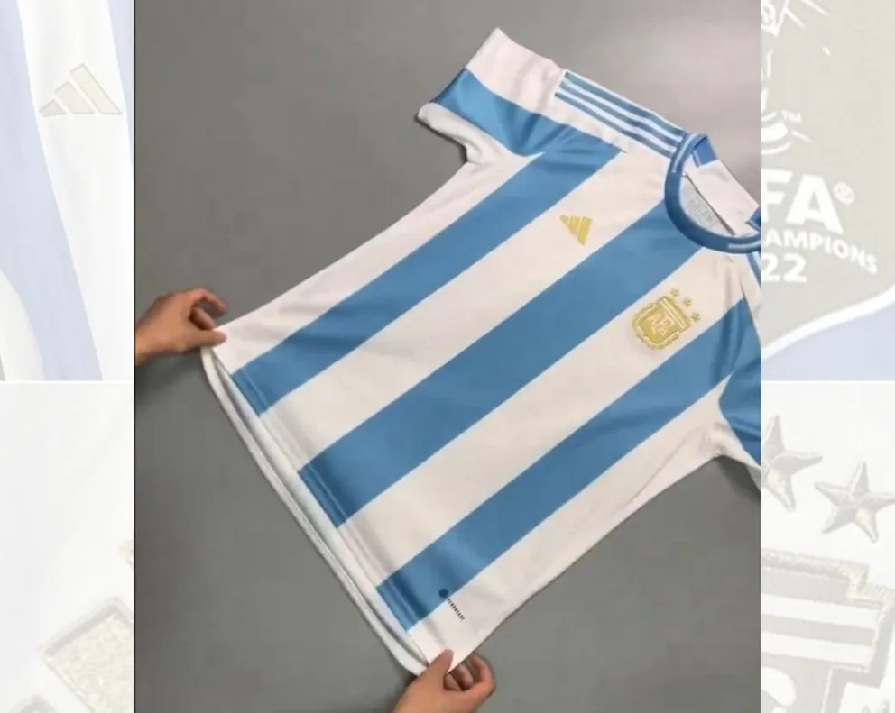 Así es la nueva camiseta de la Selección Argentina para la Copa América 