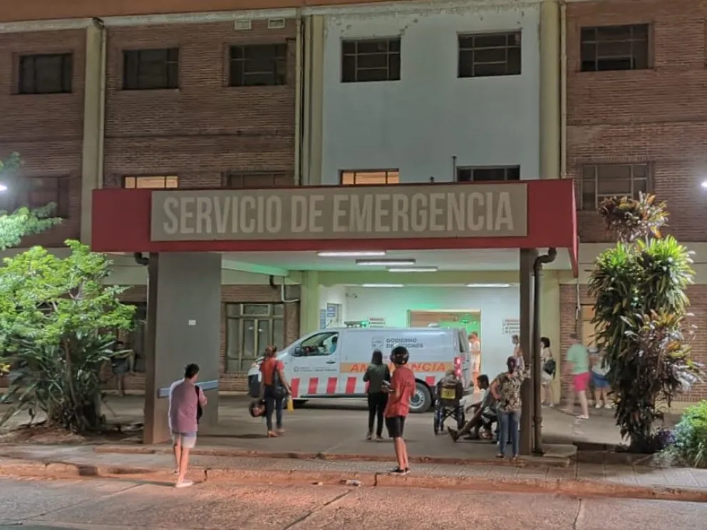 El deceso de la víctima ocurrió este viernes en el hospital Madariaga de Posadas. //Foto: Cristian Valdez.