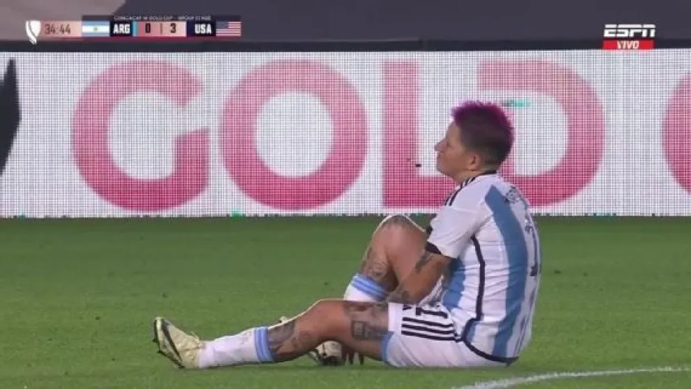 Yamila Rodríguez jugó 35 minutos y se lesionó en la dura derrota de Argentina ante EE.UU.