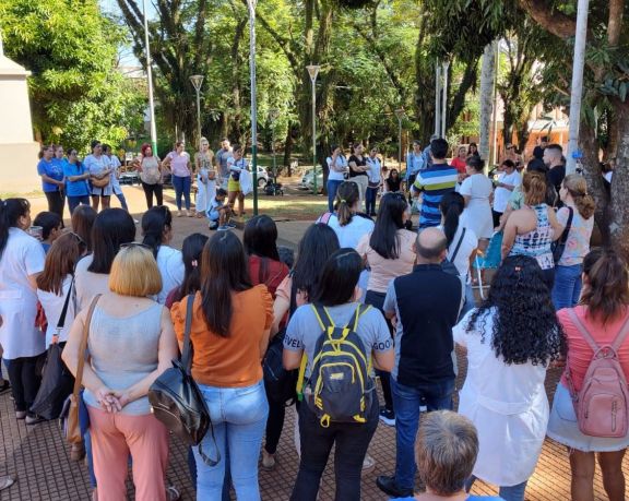 Docentes en lucha de Iguazú convocan a una marcha para esta tarde