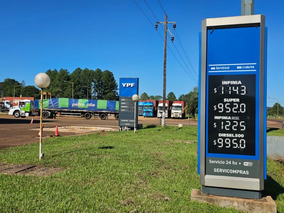 También rigen los nuevos precios de los combustibles en las petroleras de Jardín América