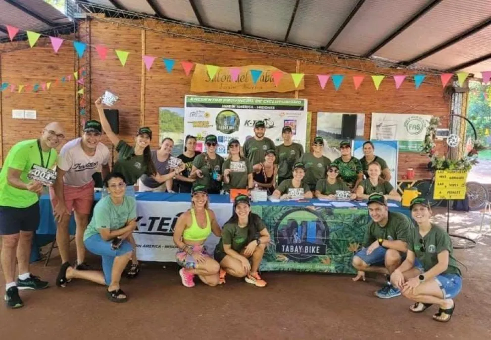 Ciclo turismo exitoso en Jardín América 