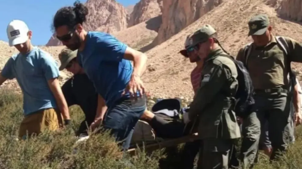 Un turista cayó de 20 metros cuando practicaba deportes extremos en Mendoza