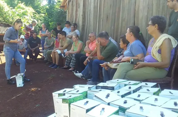 Productores de El Alcázar recibieron bioinsumos Productores de El Alcázar recibieron bioinsumos