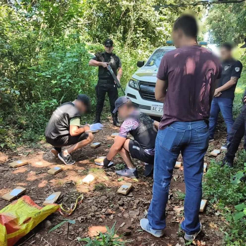 Patrullas rurales incautaron droga, cigarrillos y electrónica de contrabando