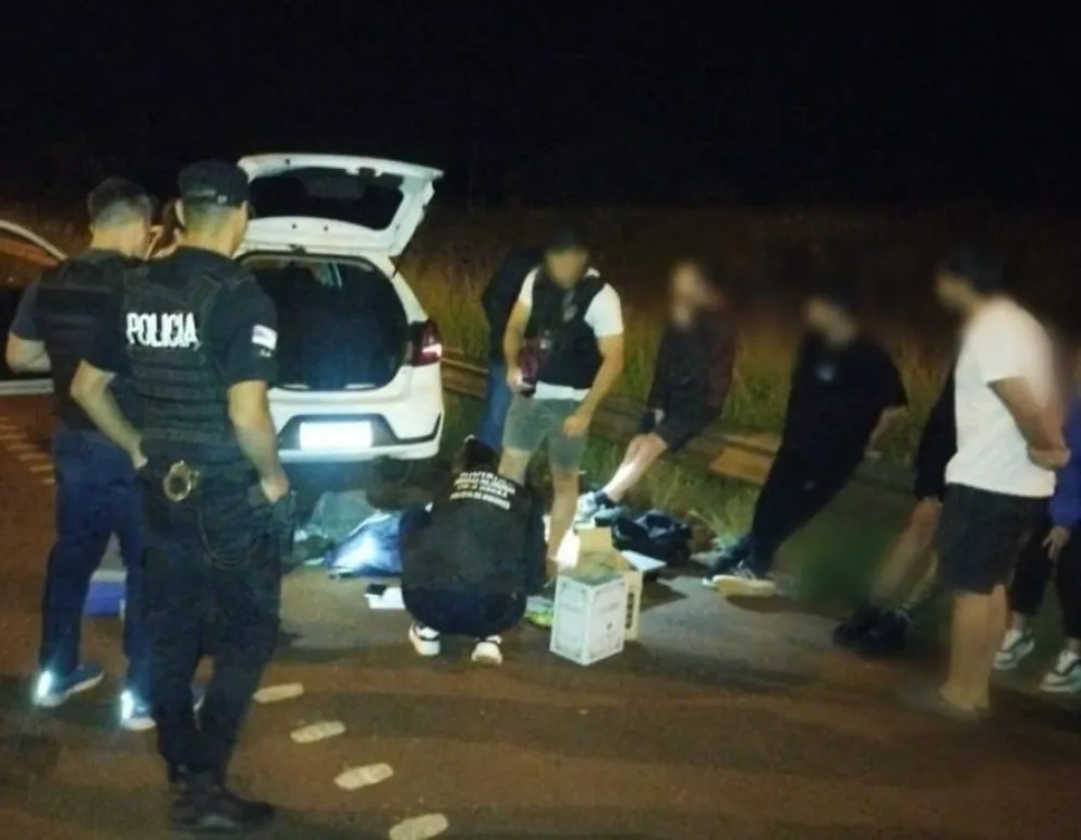 Guaraní: realizaban el acta de infracción al tránsito, descubrieron que llevaban Cocaína y LCD
