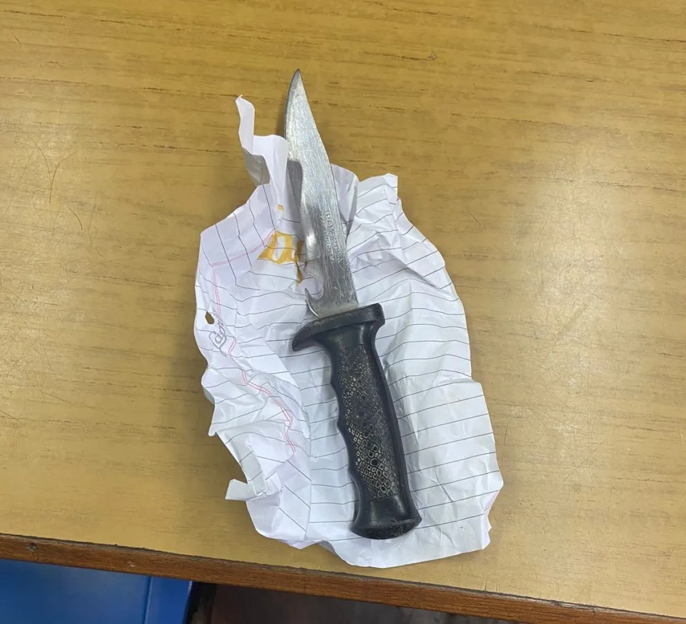 Un alumno del Nacional de Oberá fue al colegio con un cuchillo 
