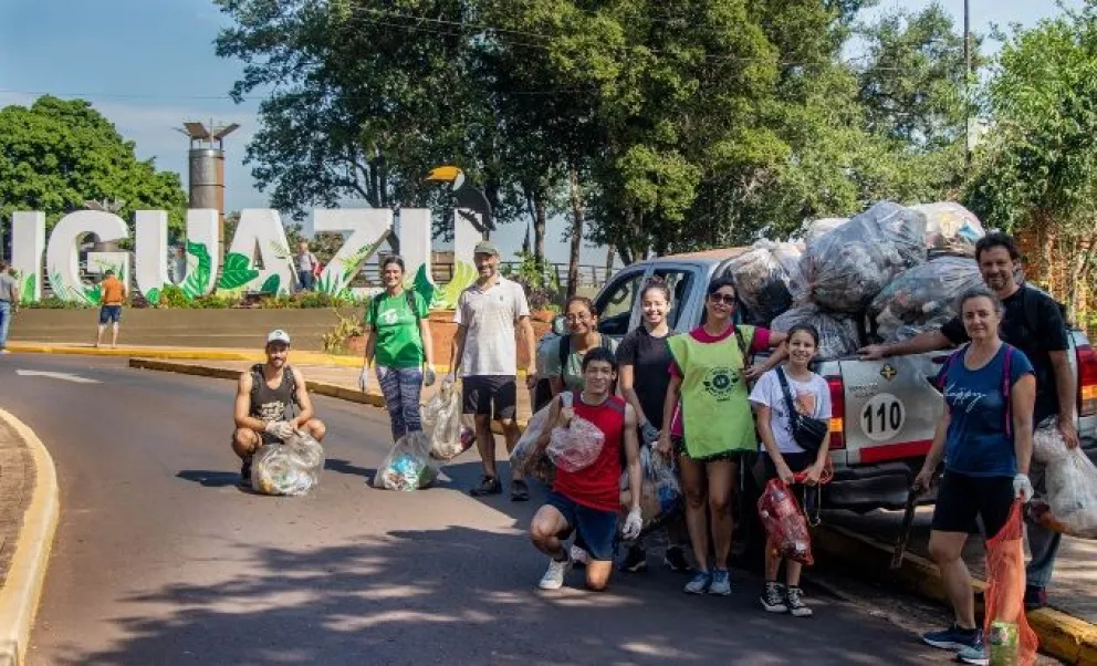 Puerto Iguazú: el sábado se combinará el ejercicio al aire libre con la recolección de residuos