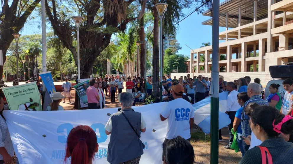 Recordaron a las víctimas de la dictadura con un emotivo acto en Iguazú 