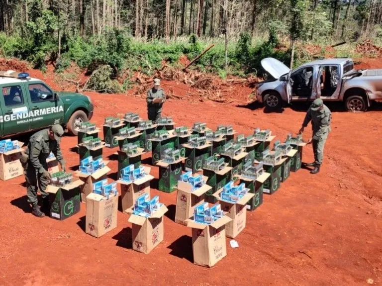 Gendarmería secuestró más de 43 mil paquetes de cigarrillos en Misiones