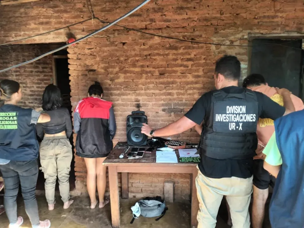 Posadas: Cuatro detenidos por venta al narcomenudeo de drogas en barrio Hermoso