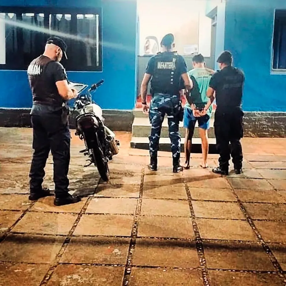 Alba Posse: conducía una moto robada en Brasil y fue detenido