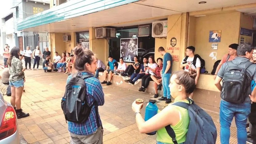 Estudiantes de la Unam en lucha contra los ajustes en el comedor