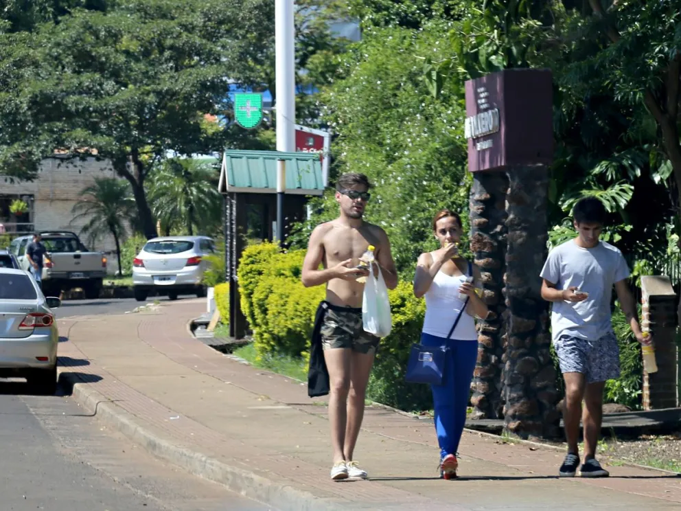 Domingo caluroso con temperaturas que estarán cerca de los 30 grados. //Foto: Natalia Guerrero.