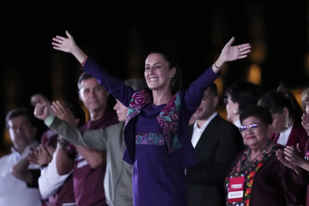 Claudia Sheinbaum, será la primera mujer en presidir el gobierno de México. / Foto: AP