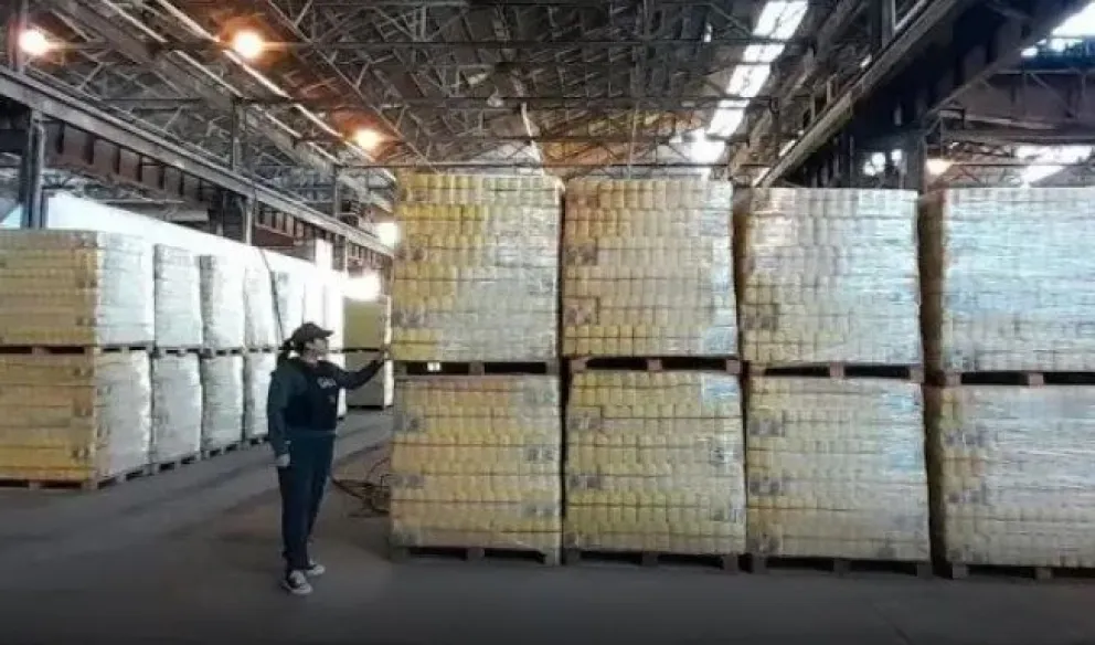 Los alimentos estaban acopiados en dos depósitos. //Foto: Facebook.