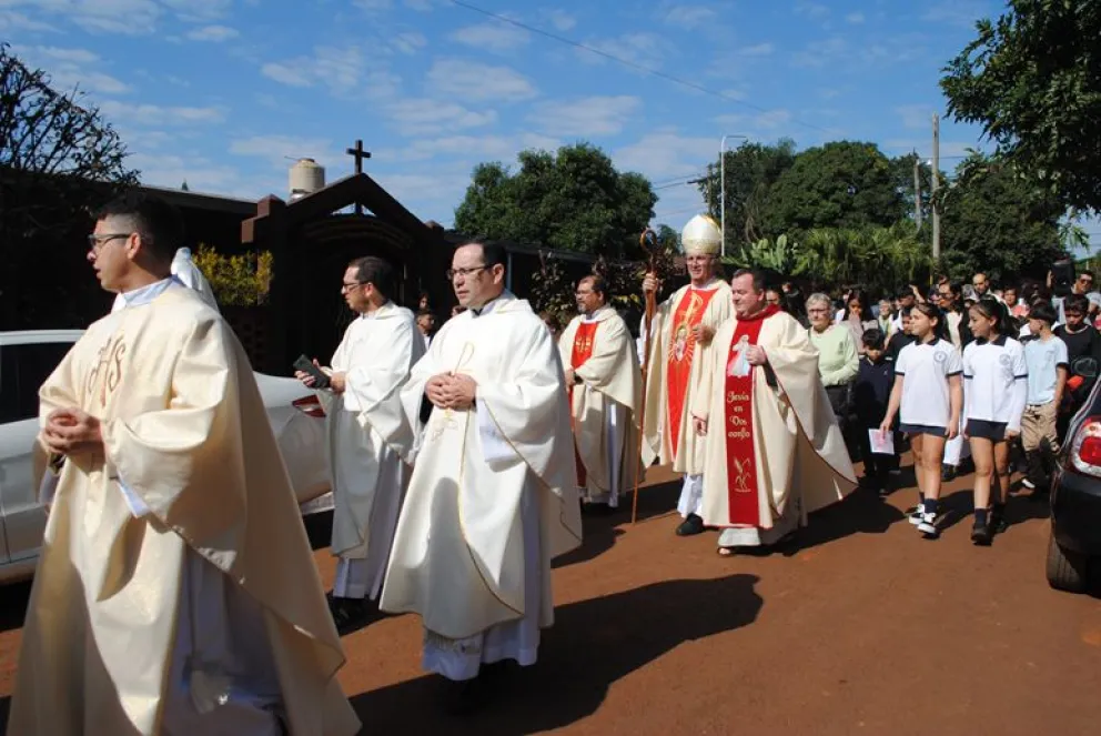 La comunidad católica de Puerto Libertad vivió con fervor el Día del Santo Patrono 