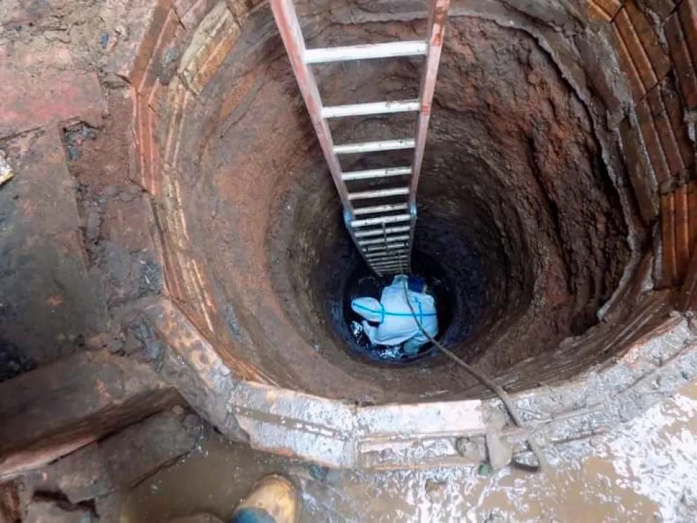 Los restos de Jorge Rivero (29) fueron encontrados en un pozo de 15 metros