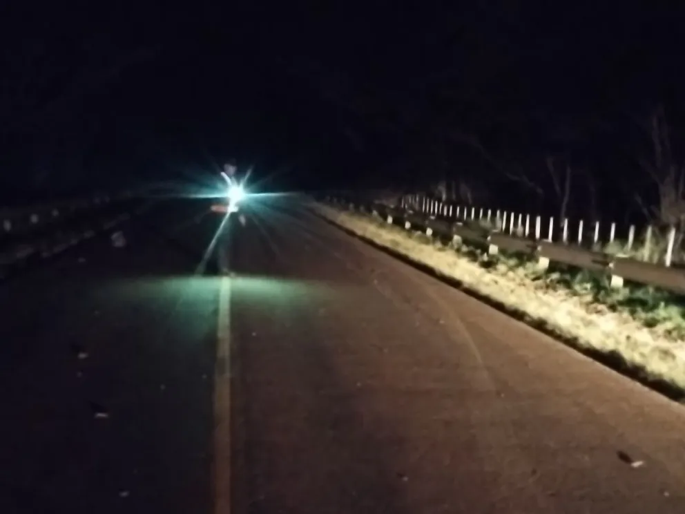 Uno de los peatones murió en el acto. //Foto: Policía de Misiones.