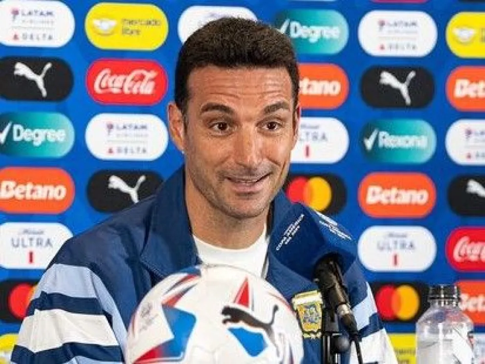 Scaloni, DT de la Selección Argentina. //Foto: AFA.