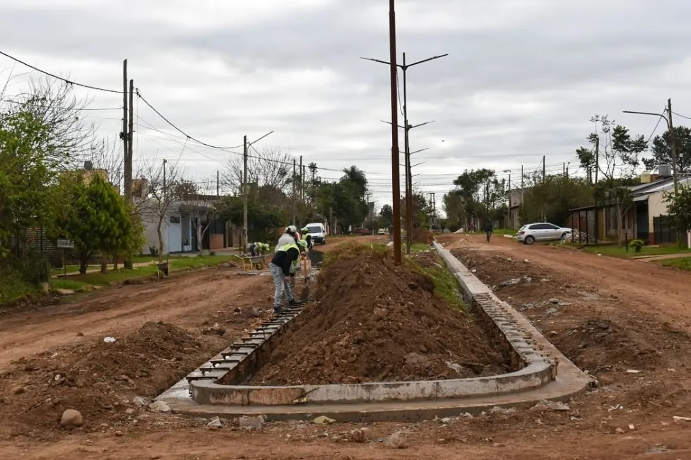 La obra avanza a ritmo acelerado. //Foto: Mercedes Berón.