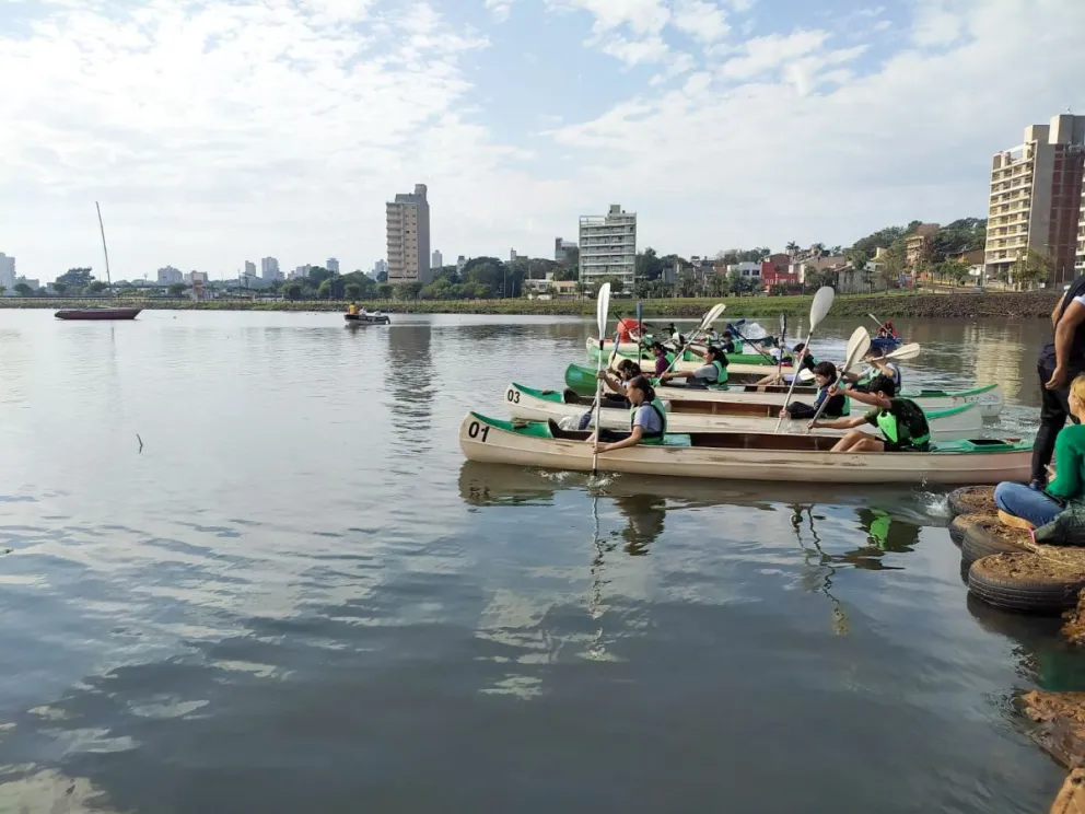 El lugar elegido para la práctica es la Bahía El Brete de la ciudad. 
