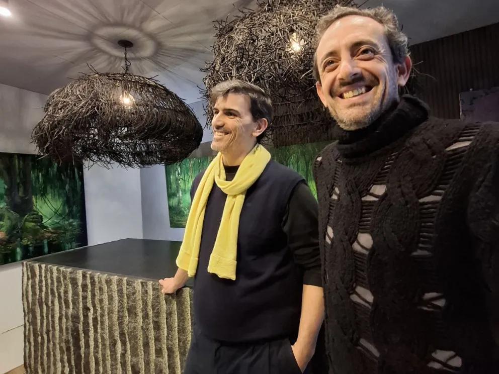 El ambiente diseñado por los curadores de arte Leonardo Canteli y Gabriel Duarte. 