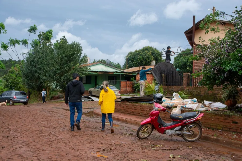 San Javier: la tormenta deja rastros de destrucción y ya son un centenar de viviendas afectadas