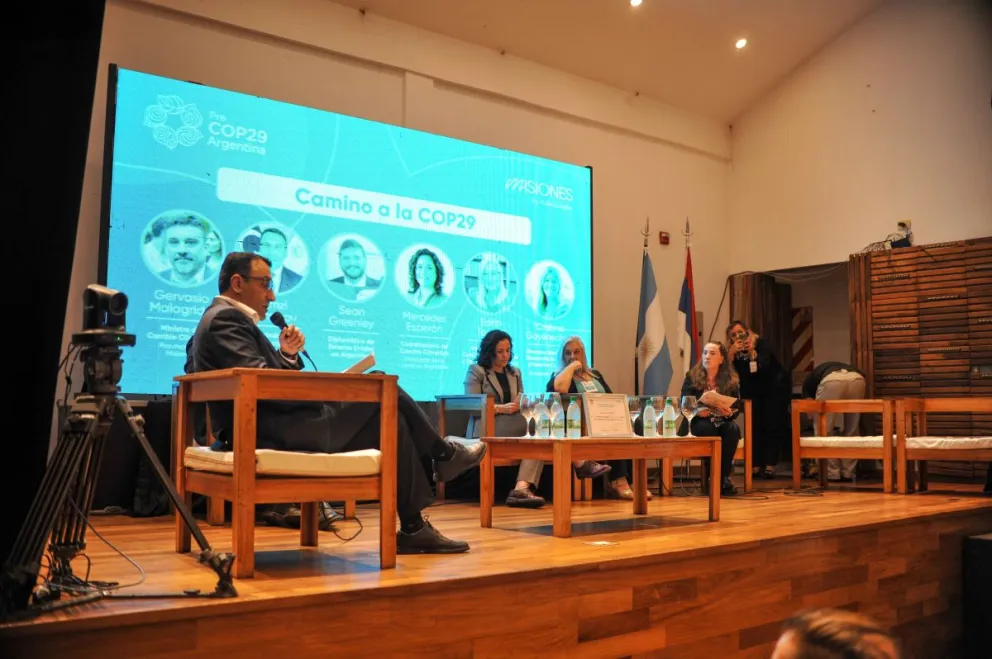 La PreCop29 se llevó adelante en la subsecretaría de Cambio Climático. //Foto: Víctor Hugo Paniagua.