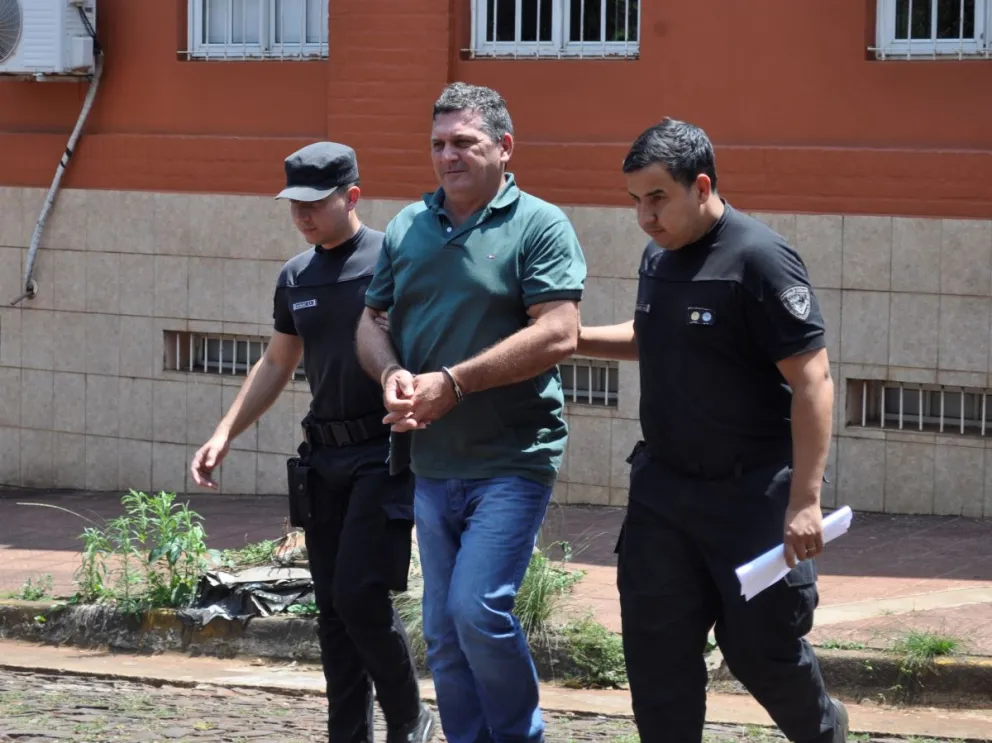 Backes fue detenido y esperará privado de la libertad la continuidad del debate. //Fotos: Cristian Valdez.