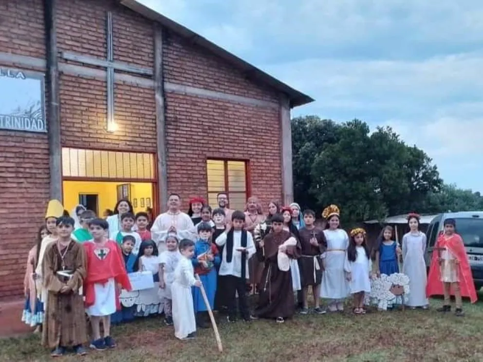 La celebración, este sábado, en la localidad. //Foto: Esteban González.