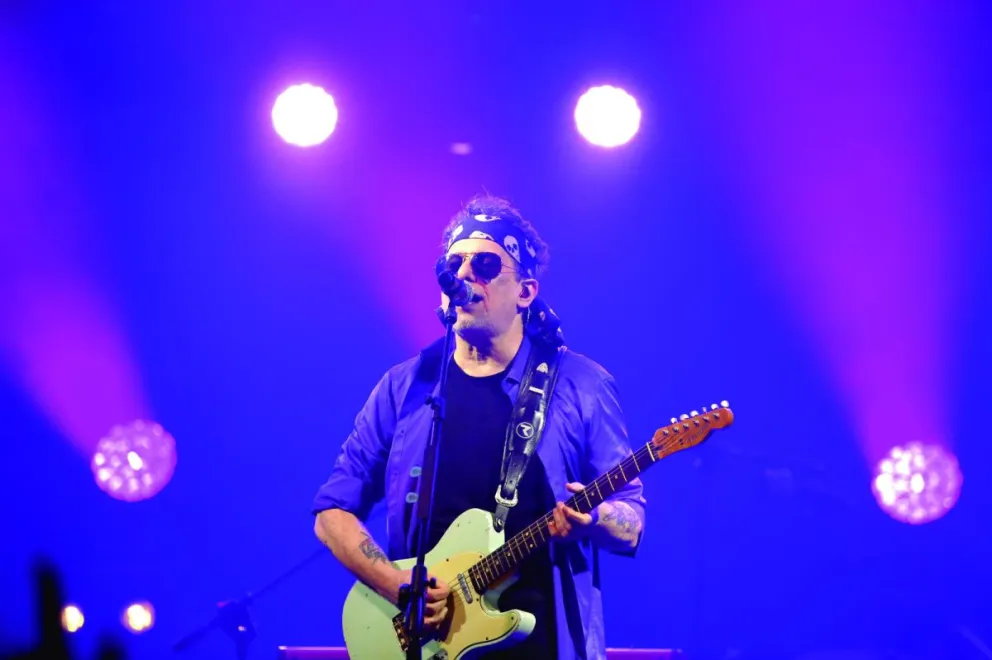 Calamaro tocó en el anfiteatro Manuel Antonio Ramírez. //Fotos: Natalia Guerrero.