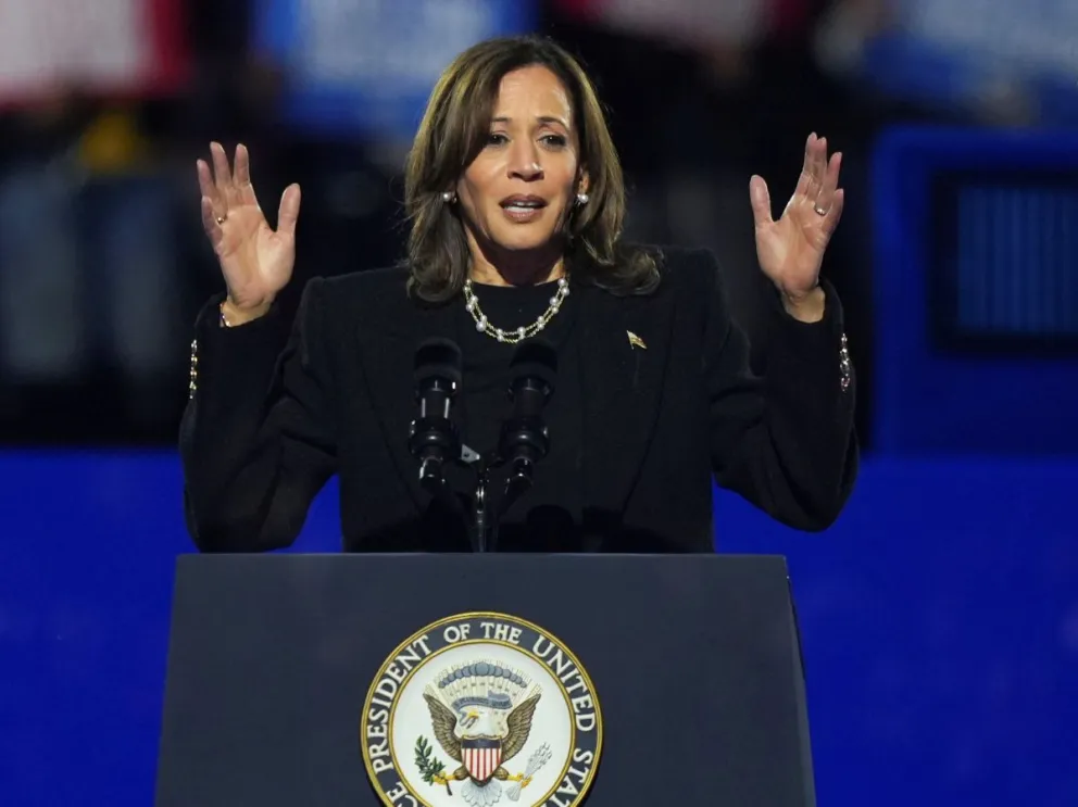 Candidata por el Partido Demócrata, Kamala Harris. //Foto: AP.