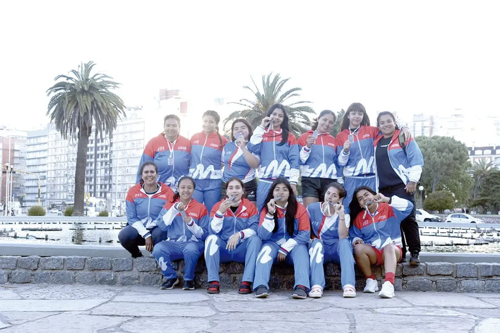 Las chicas reconfirmaron a Misiones como plaza fuerte en el rugby. 
