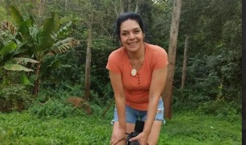Natalia Celeste González, de Panambí, ganó por su proyecto “Herbolaría y Cosmética Natural”.