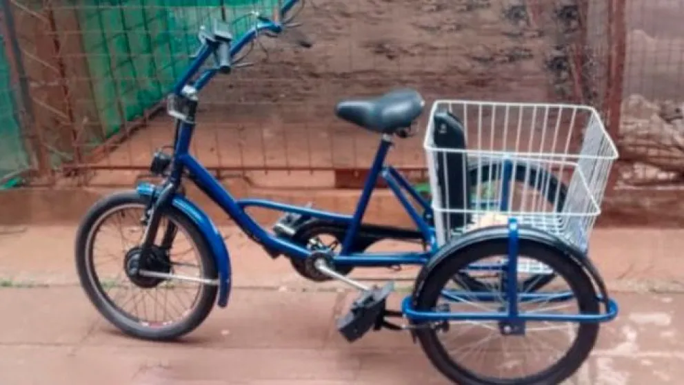 La tricicleta es una herramienta de movilidad y esencial para el tratamiento.