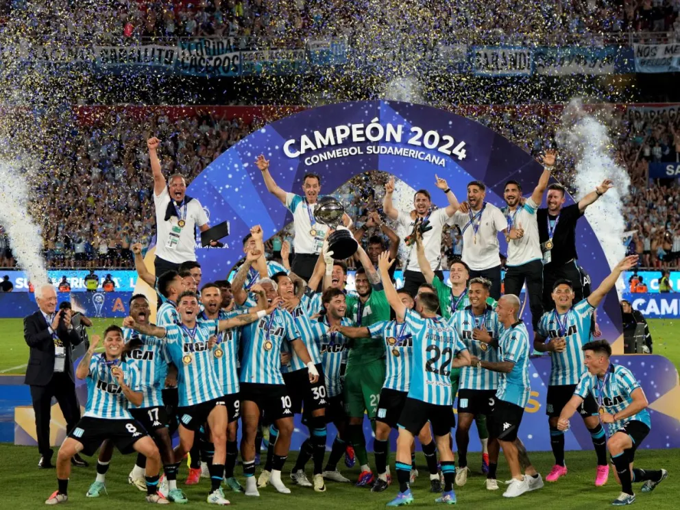 La Academia festeja un nuevo título internacional luego de casi cuatro décadas. //Foto: AP.