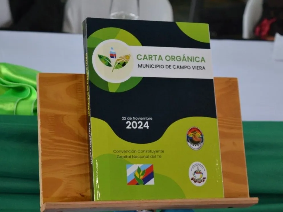 Carta Orgánica Municipal de Campo Viera. //Foto: Facebook.