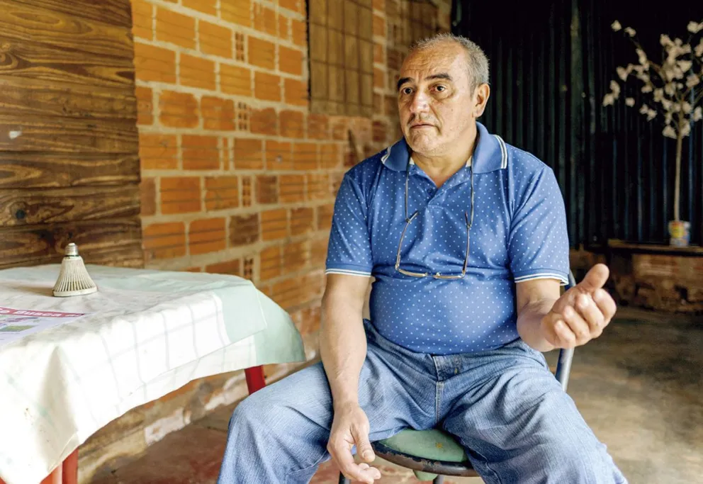 José Melo, hermano de Julio “Puchito” Melo (47). Foto: Víctor Paniagua