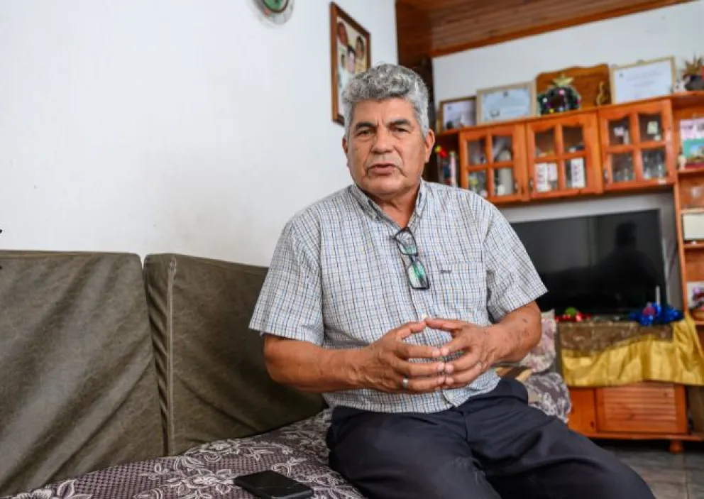 Juan Ramón Fariña, hace tres décadas investiga y difunde el idioma y la cultura guaraní. 
Foto: Víctor Hugo Paniagua