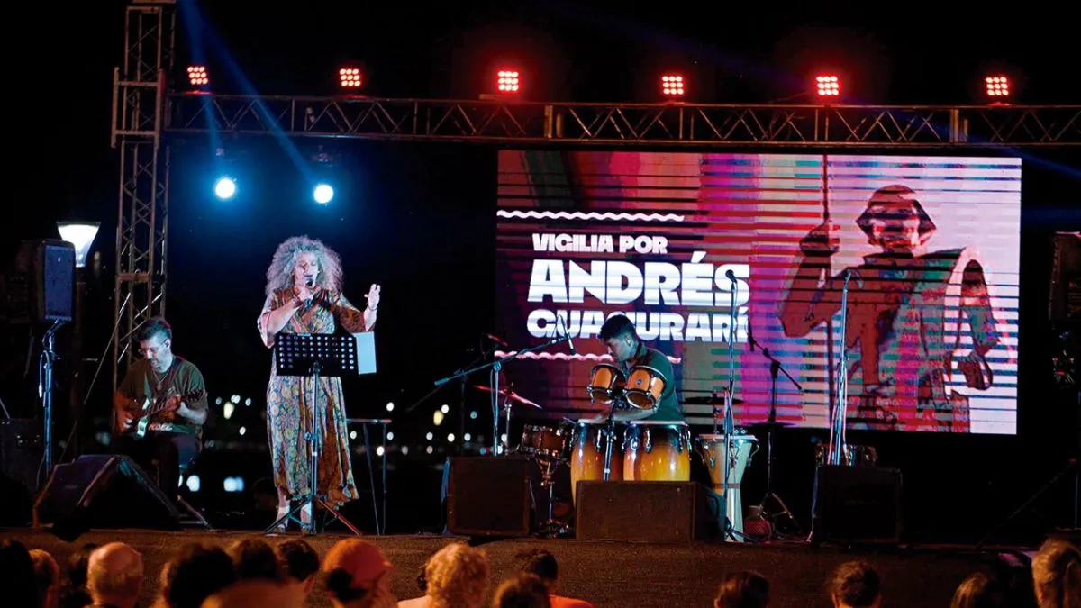 Vigilia en honor a Andresito. Patricia Silvero