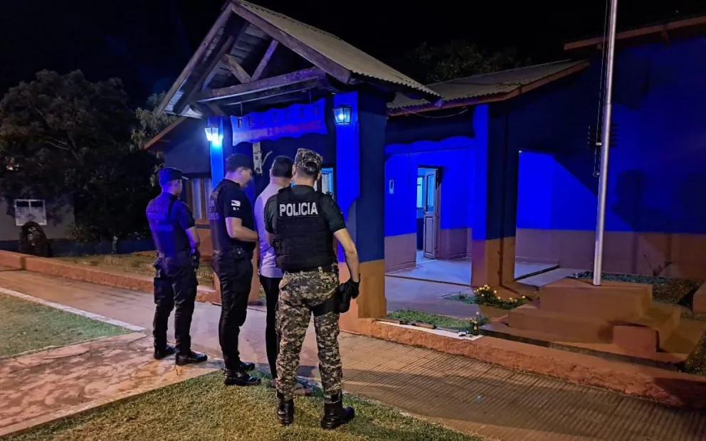 El agresor fue detenido esta madrugada. //Foto: Policía de Misiones.