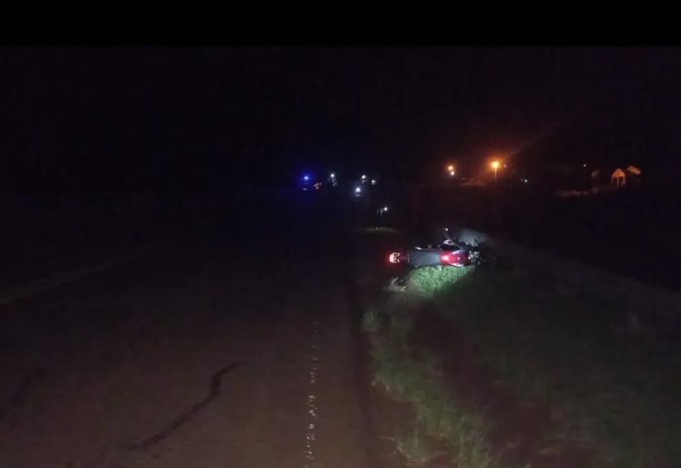 El vecino de Panambí circulaba sobre una motocicleta de 150 cc. | Foto: Policía de Misiones