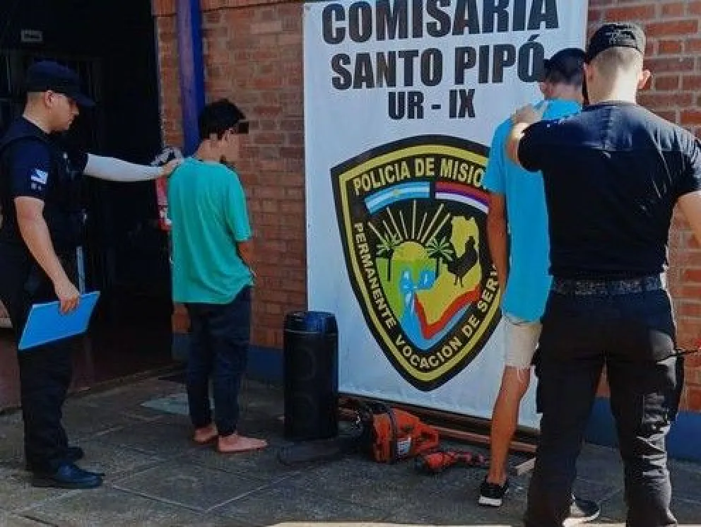 Cuatro detenidos tiene el crimen de Severiano, cometido el domingo a la madrugada. //Foto: Policía de Misiones.